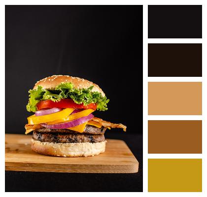 Sandwich Burger Fast Food Image